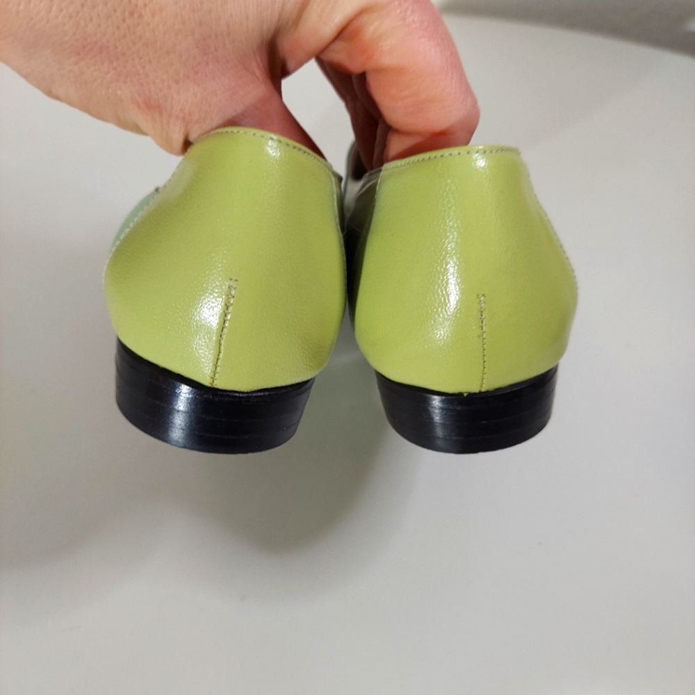 The Tog Shop Multi Toned Green Loafers Women's Size 7.5 M - Picture 10 of 12